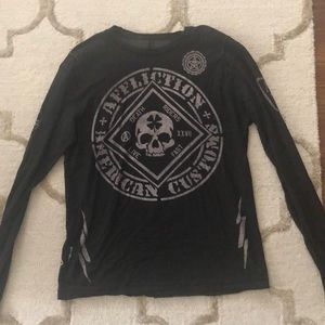 Men’s XL reversible affliction long sleeve